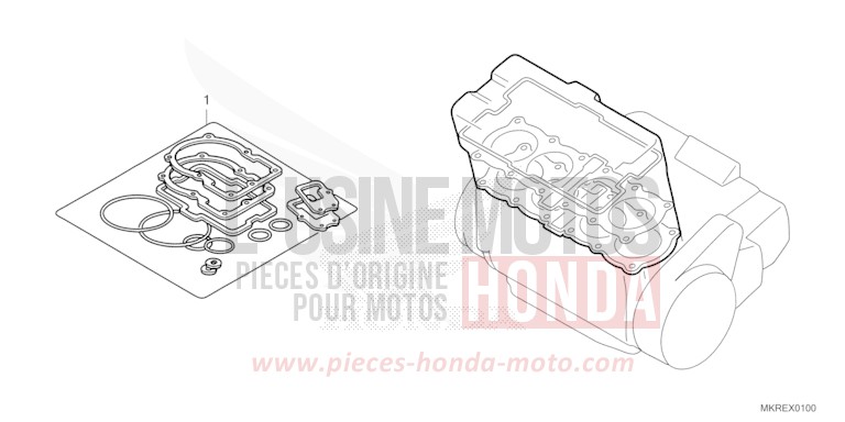 DICHTUNG SATZ A von CBR1000RR SP SP1 SP2 GRAND PRIX RED (R380) von 2024
